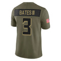 Choea A.Falcons #3 Jessie Bates III Player Olive Salute To Service Limited Home Game Stitched Jerseys