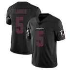 Choea A.Falcons #5 Drake London Player Black Impact Limited Stitched Jerseys