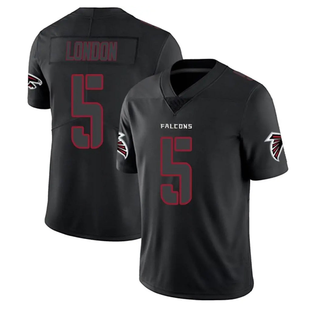 Choea A.Falcons #5 Drake London Player Black Impact Limited Stitched Jerseys