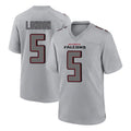 Choea A.Falcons #5 Drake London Player Gray Fashion Home Game Stitched Jerseys