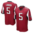 Choea A.Falcons #5 Drake London Player Red Color Vapor Home Game Stitched Jerseys