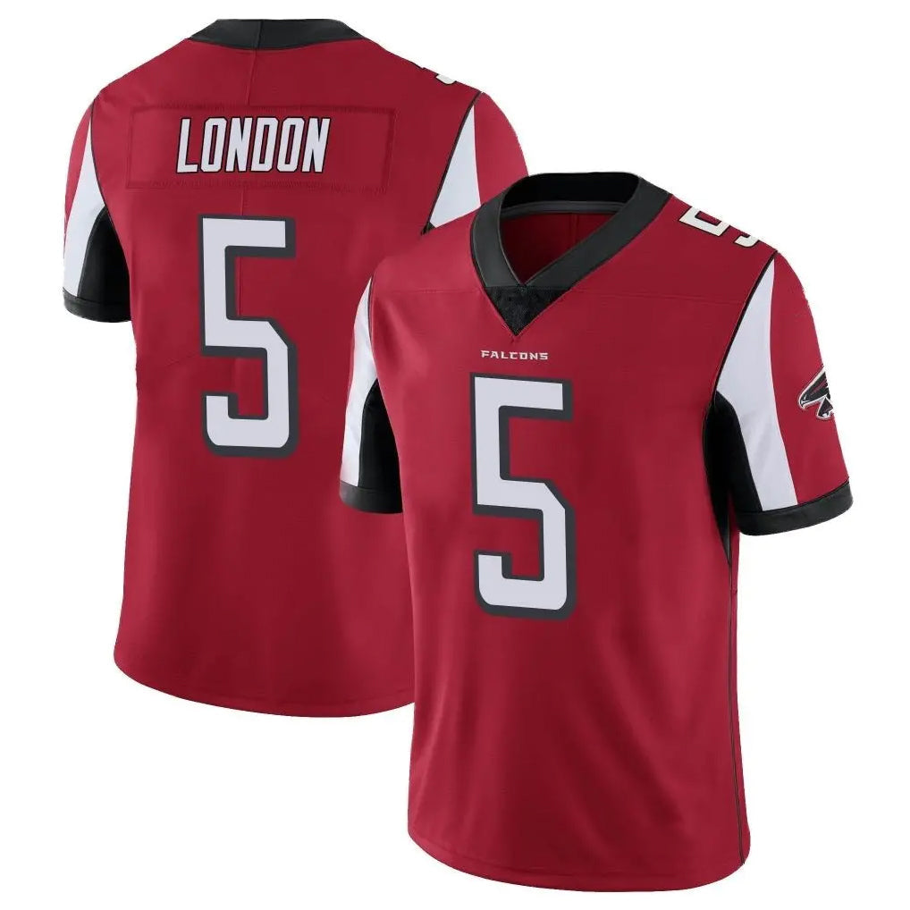Choea A.Falcons #5 Drake London Player Red Color Vapor Untouchable Limited Home Game Stitched Jerseys