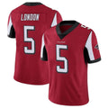 Choea A.Falcons #5 Drake London Player Red Color Vapor Untouchable Limited Home Game Stitched Jerseys