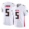 Choea A.Falcons #5 Drake London Player White Vapor F.U.S.E. Limited Home Game Stitched Jerseys