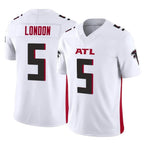 Choea A.Falcons #5 Drake London Player White Vapor F.U.S.E. Limited Home Game Stitched Jerseys
