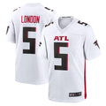 Choea A.Falcons #5 Drake London Player White Game Stitched Jerseys