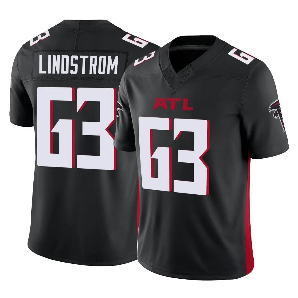 Choea A.Falcons #63 Chris Lindstrom Player Black Vapor F.U.S.E. Limited Stitched Jerseys