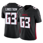 Choea A.Falcons #63 Chris Lindstrom Player Black Vapor F.U.S.E. Limited Stitched Jerseys