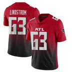 Choea A.Falcons #63 Chris Lindstrom Player Red Vapor Untouchable Limited Home Game Stitched Jerseys