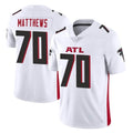 Choea A.Falcons #70 Jake Matthews Player White Vapor Untouchable Limited Home Game Stitched Jerseys