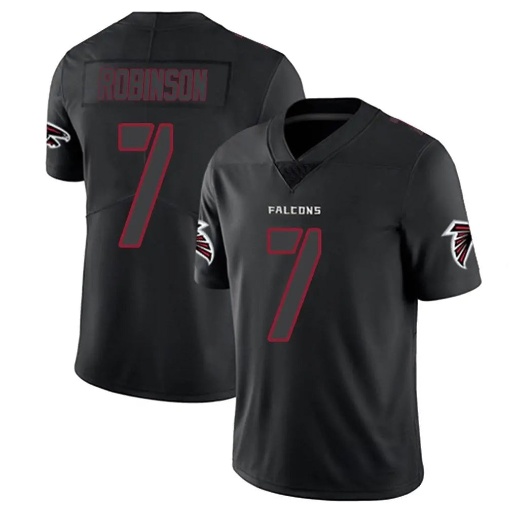 Choea A.Falcons #7 Bijan Robinson Player Black Impact Limited Stitched Jerseys