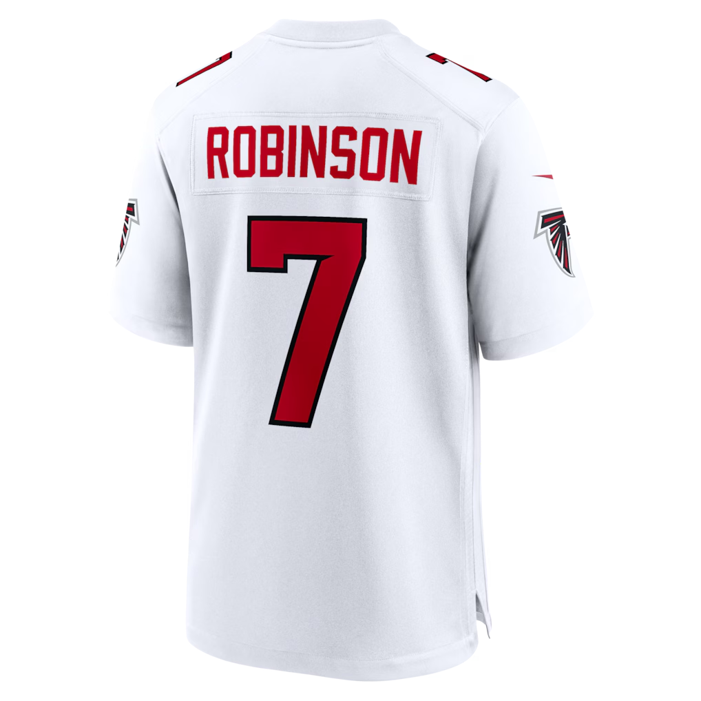 Choea A.Falcons #7 Bijan Robinson White Game Stitched Jerseys