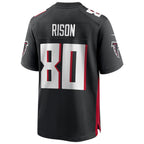 Choea A.Falcons #80 Andre Rison Player Black Home Game Stitched Jerseys