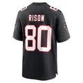 Choea A.Falcons #80 Andre Rison Player Black Throwback Limited Home Game Stitched Jerseys