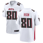 Choea A.Falcons #80 Andre Rison Player White Home Game Stitched Jerseys