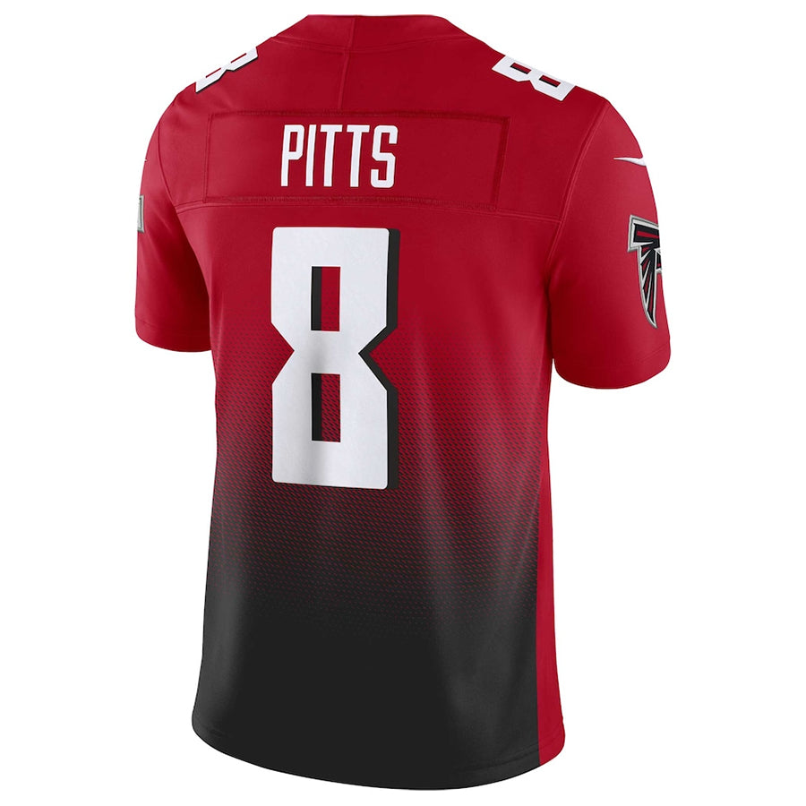 Choea A.Falcons #8 Kyle Pitts Sr. Player Red Vapor F.U.S.E. Limited Stitched Jerseys