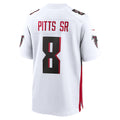 Choea A.Falcons #8 Kyle Pitts Sr. Player White Home Game Stitched Jerseys