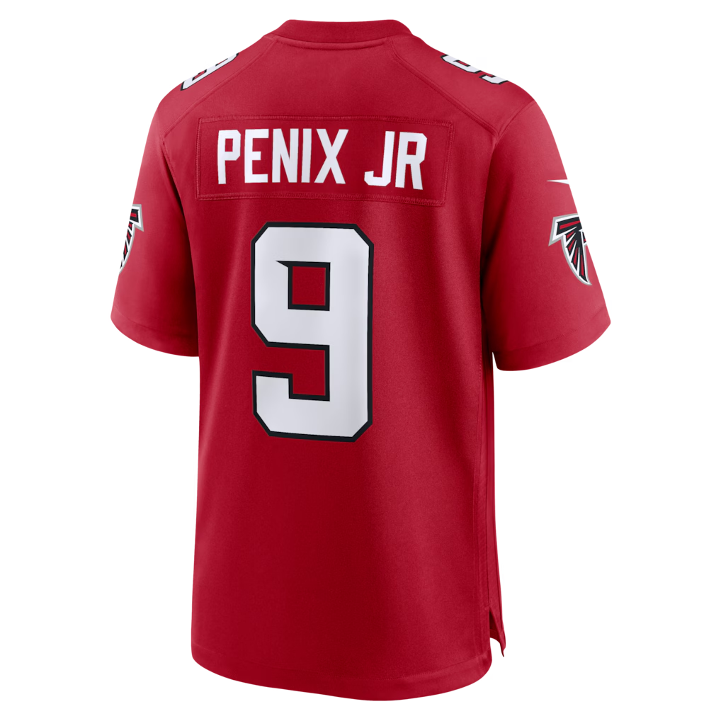 Choea A.Falcons #9 Michael Penix Jr. Red Game Stitched Jerseys