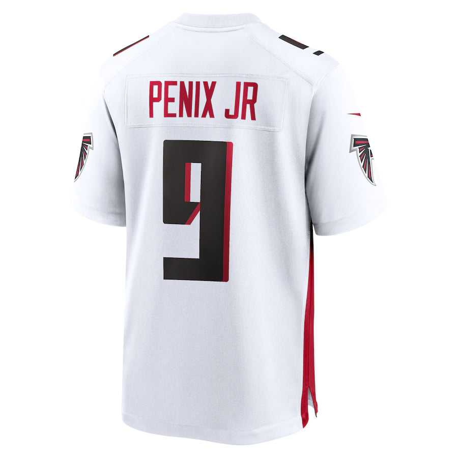 Choea A.Falcons #9 Michael Penix Jr. Player White Home Game Stitched Jerseys