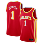 Choea A.Hawks #1 Jalen Johnson Red Fast Break Replica Jerseys - Icon Edition