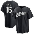 Choea Athletics #16 Nick Kurtz Player Black Game Stitched Jerseys