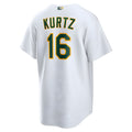 Choea Athletics #16 Nick Kurtz Player White Home Game Stitched Jerseys
