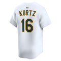 Choea Athletics #16 Nick Kurtz Player White Home Limited Stitched Jerseys