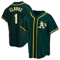 Choea Athletics #1 Denzel Clarke player Green Replica Alternate Stitched Jersey