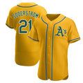 Choea Athletics #21 Tyler Soderstrom Player Gold Authentic Alternate Stitched Jersey
