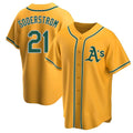Choea Athletics #21 Tyler Soderstrom Player Gold Replica Alternate Stitched Jersey
