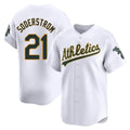 Choea Athletics #21 Tyler Soderstrom Player White Limited Home Stitched Jersey