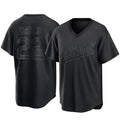 Choea Athletics #22 Jeff McNeil player Black Replica Pitch Fashion Stitched Jersey