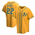 Choea Athletics #22 Jeff McNeil player Gold Replica Alternate Stitched Jersey