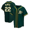 Choea Athletics #22 Jeff McNeil player Green Replica Alternate Stitched Jersey