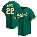 Choea Athletics #22 Jeff McNeil player Green Replica Kelly Alternate Stitched Jersey