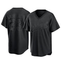 Choea Athletics #23 Shea Langeliers Player Black Replica Pitch Fashion T shirt Stitched Jerseys