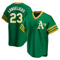Choea Athletics #23 Shea Langeliers Player Green Replica Cooperstown Collection T shirt Stitched Jerseys