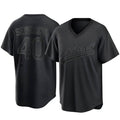Choea Athletics #40 Luis Severino player Black Replica Pitch Fashion Stitched Jersey