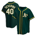 Choea Athletics #40 Luis Severino player Green Replica Alternate Stitched Jersey