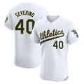 Choea Athletics #40 Luis Severino player White Elite Home Stitched Jersey