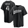 Choea Athletics #4 Lawrence Butler player Black&White Replica Alternate Stitched Jersey