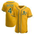 Choea Athletics #4 Lawrence Butler player Gold Authentic Alternate Stitched Jersey
