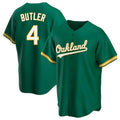Choea Athletics #4 Lawrence Butler player Green Replica Kelly Alternate Stitched Jersey