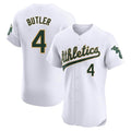 Choea Athletics #4 Lawrence Butler player White Elite Home Stitched Jersey
