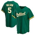 Choea Athletics #5 Jacob Wilson Green Kelly Alternate Stitched Jersey