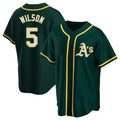 Choea Athletics #5 Jacob Wilson Green Replica Alternate Stitched Jersey