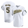 Choea Athletics #5 Jacob Wilson White Limited Home Stitched Jersey