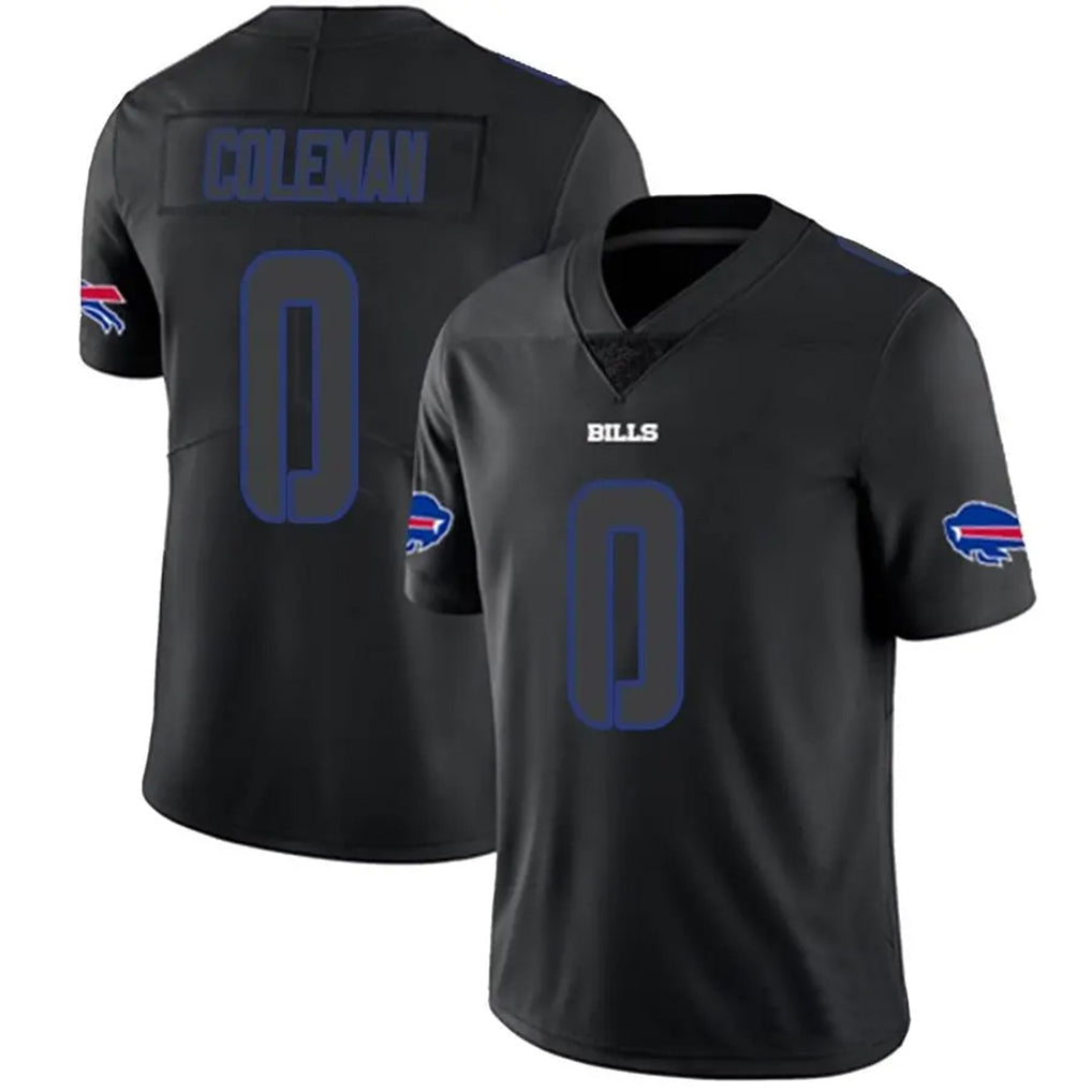 Choea B.Bills #0 Keon Coleman Player Black Impact Limited Home Game Stitched Jerseys
