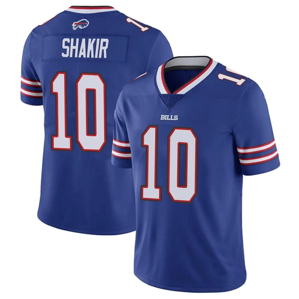 Choea B.Bills #10 Khalil Shakir Player Royal Vapor Untouchable Limited Stitched Jerseys