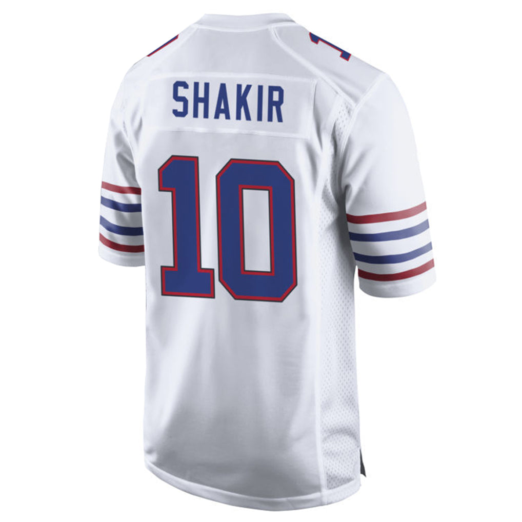Choea B.Bills #10 Khalil Shakir Player White Alternate Home Game Stitched Jerseys